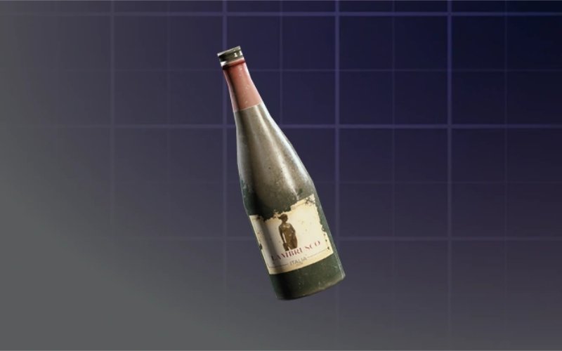 Empty Wine Bottle